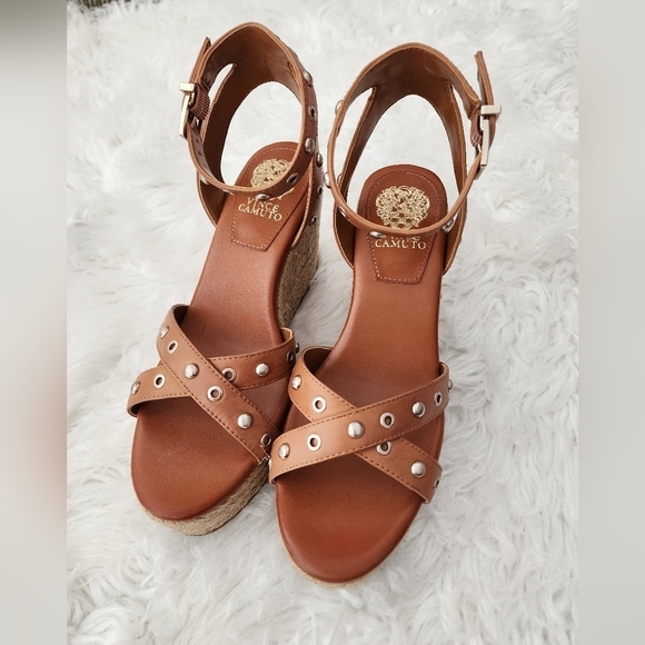 Vince Camuto Feegella Espadrille Wedge Sandal Size 8. New. - Picture 3 of 6